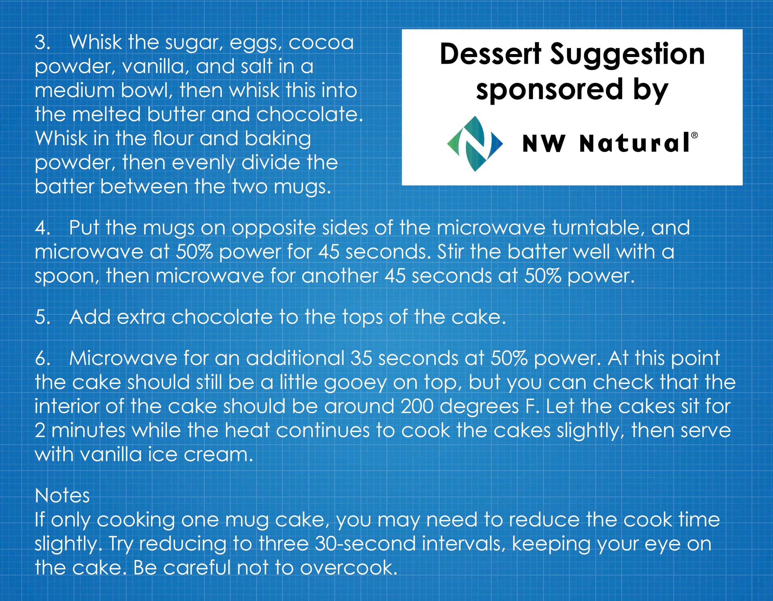 Dessert Suggestion From NW Natural
