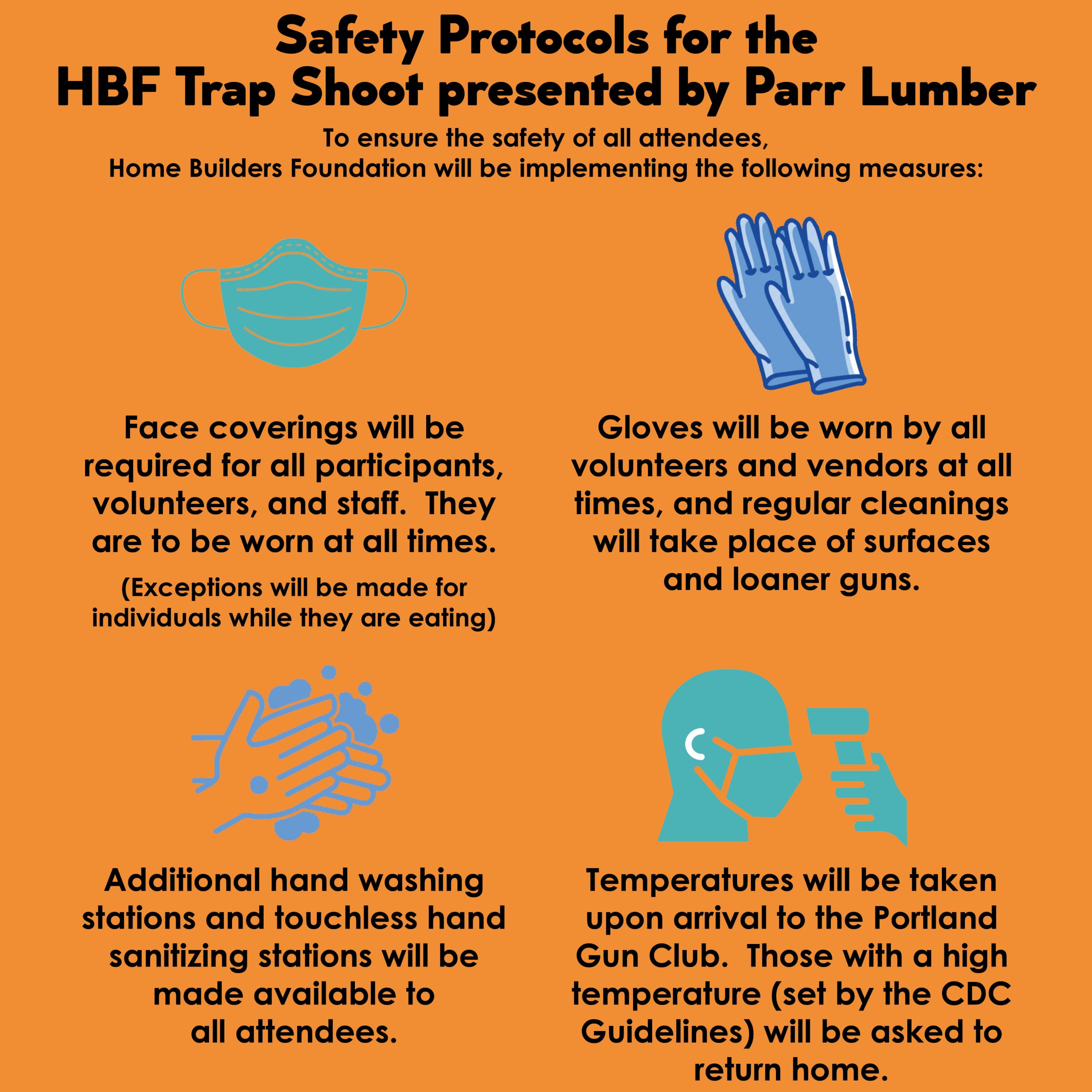 2020 HBF Trap Shoot Safety Precautions